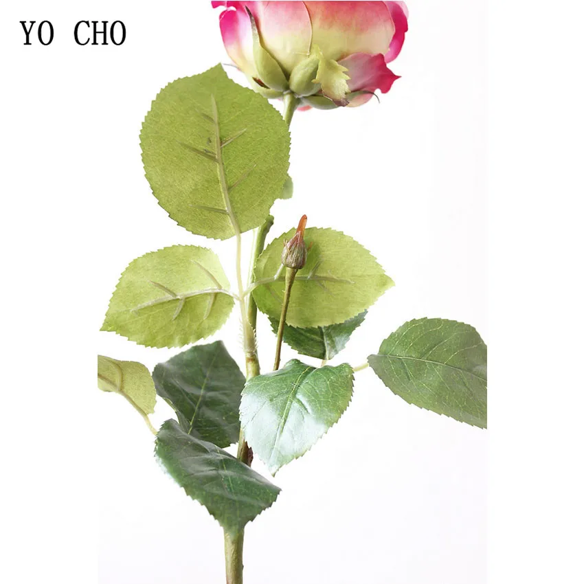 roses artificial flower fake flower silk peonies  (5)
