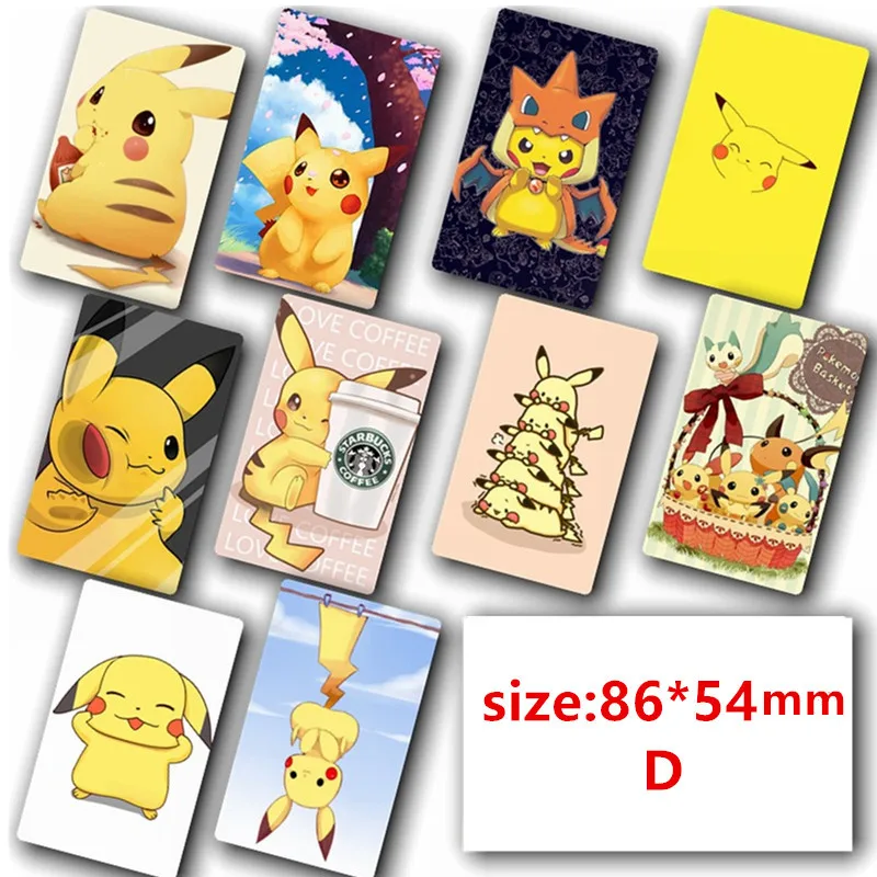 100pc L HOT NEW Mobile Game Pokemon Go Team Pikachu Stickers Credit 