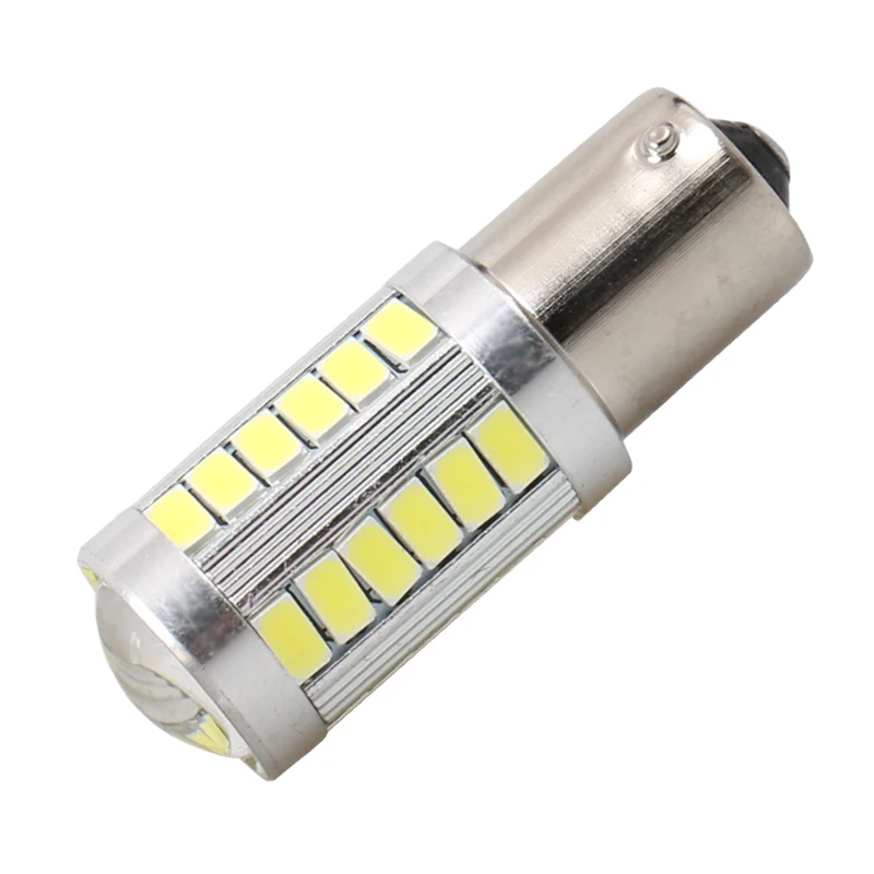 2 шт. 1156 BA15s P21W 33 SMD 5630 5730 светодио дный автомобиля поворотник стоп-сигналы DRL дальнего 33SMD авто сзади Обратный лампы желтый красный