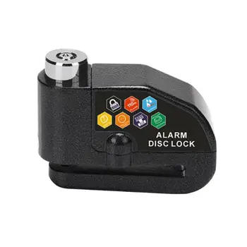 

Aluminum Alloy Theft Protection Waterproof Anti-theft Wheel Disc Brake Lock with Security Alarm for Motorcycle Bicycle Security