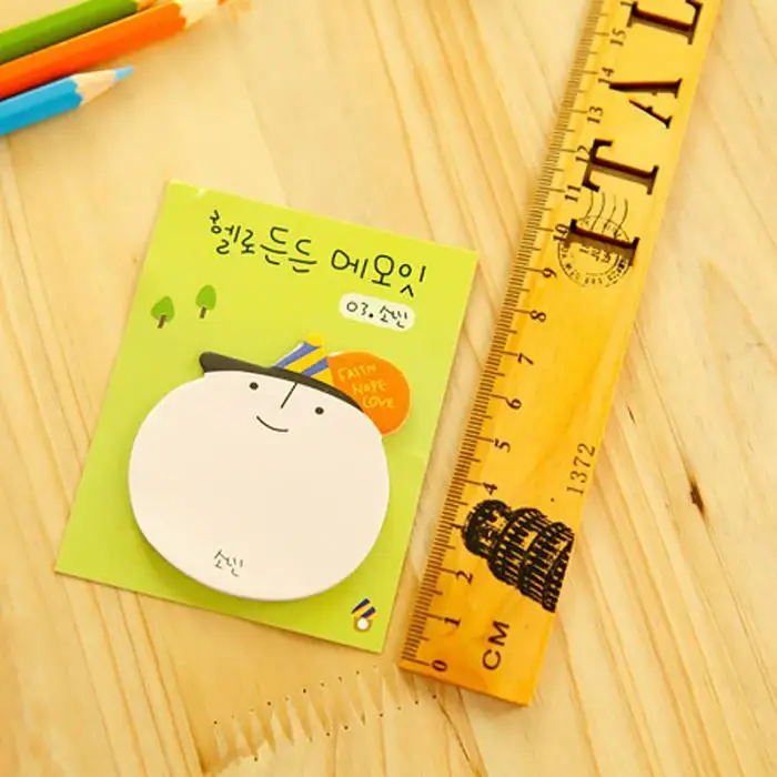 20 листов портативный самоклеящийся Kawaii Cute Post-it Sticky стикер для заметок memo pad бумага школьные канцелярские принадлежности papelaria