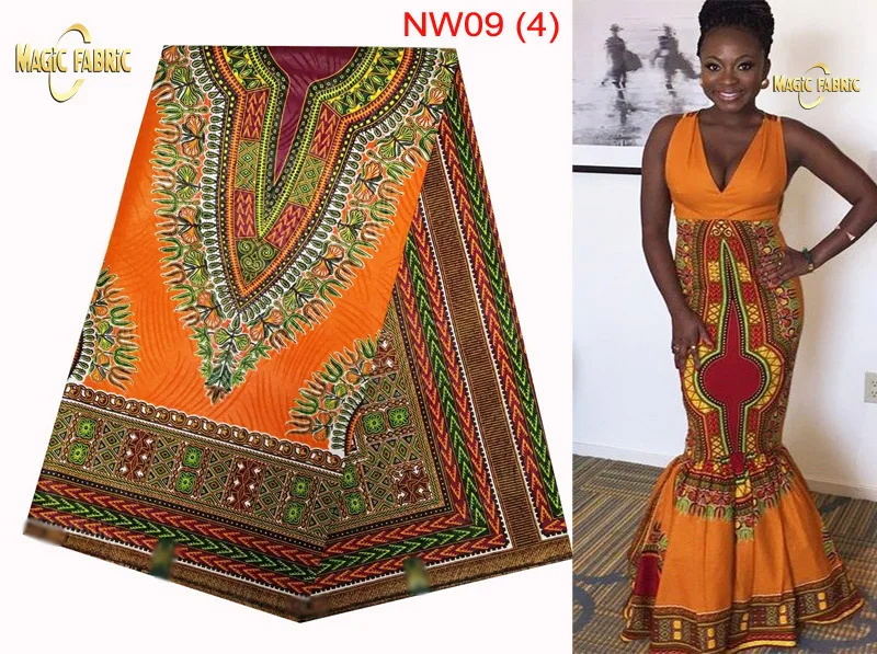 2017 new designs African cotton fabric fashion pattern printed Nigeria hollandis wax fabric NW09