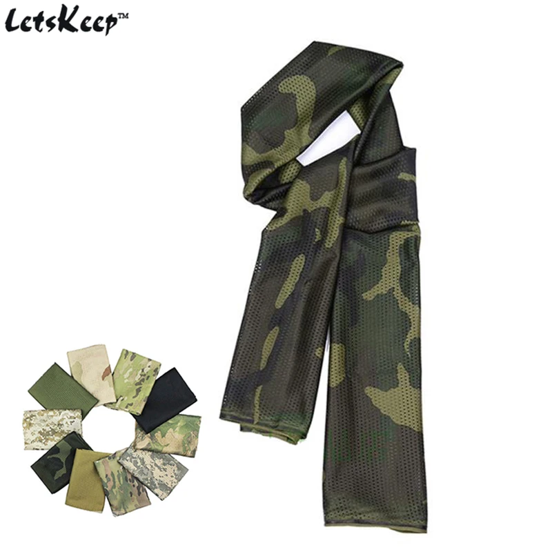 LetsKeep-New-Mesh-head-Camo-scarf-men-camouflage-long-scarves-for-men ...