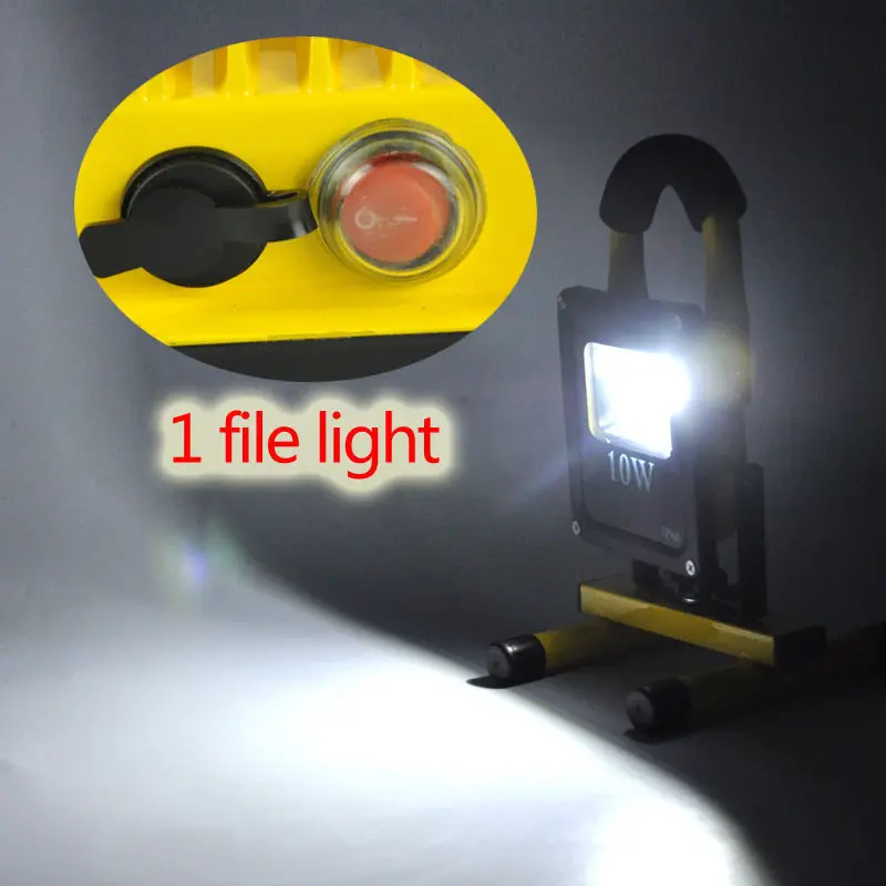 Ultrathin Refletor Led Floodlight 10W 20W Waterproof IP65 Rechargeable Portable Led Spotlight 85-265V Outdoor Camping Lighting   (10)