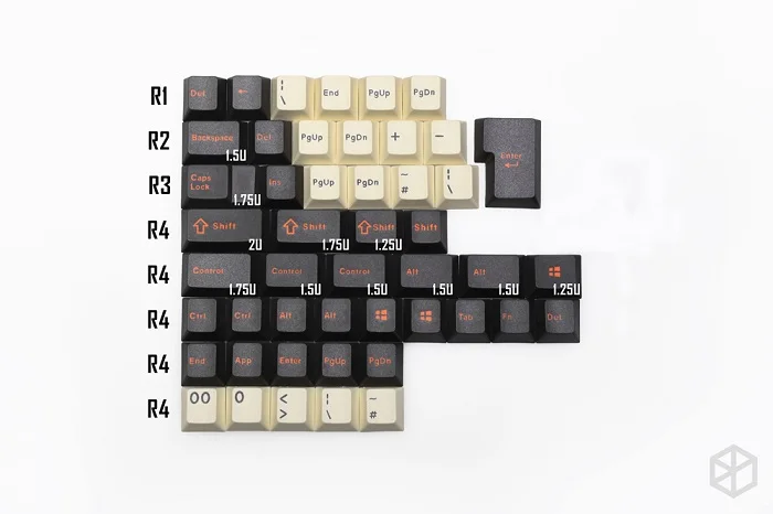 Pbt doubleshot колпачки Вишневый профиль карбоновый цвет бежевый оранжевый серый для xd60 xd64 tada68 96 xd84 xd68 1800 87 tkl 104 ansi - Цвет: Modifiers Only x1