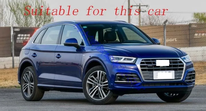 Для Audi Q5 FY 2018 2019 зеркало из нержавеющей стали перед обшивкой бампера защитная