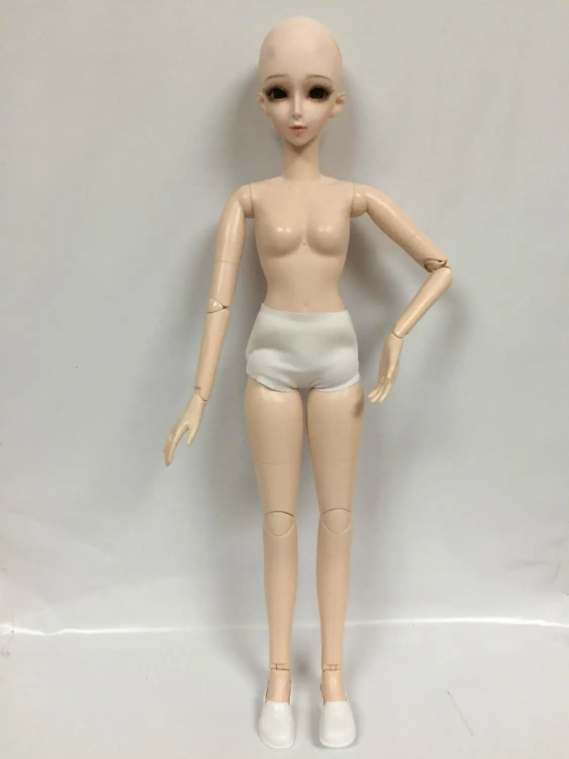 1/3 BJD кукла 56 см взрослый сексуальный женский Пластик совместный подвижный куклы, включает в себя тело, голова глаз обувь - Цвет: doll with make up