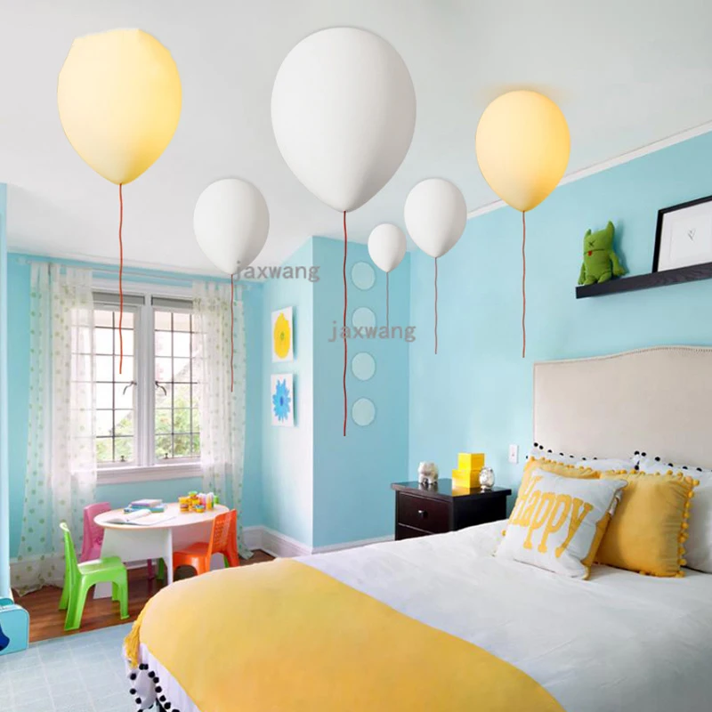 

Nordic LED Glass Ceiling Light Bedroom Study Restaurant Balloon Ceiling Lamp Creative Living Room Children's Room Ceiling Lights