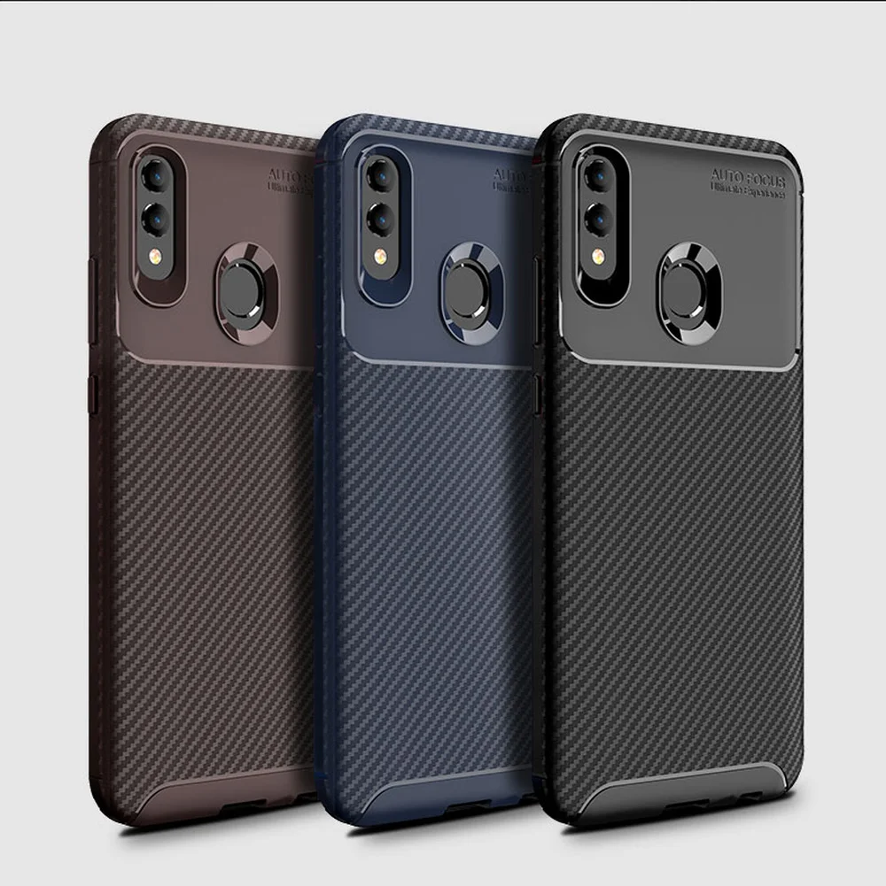 Для Huawei P Smart 2019 матовый чехол Honor 10 Lite Мягкий силиконовый бампер HRY LX1 POT LX1RU