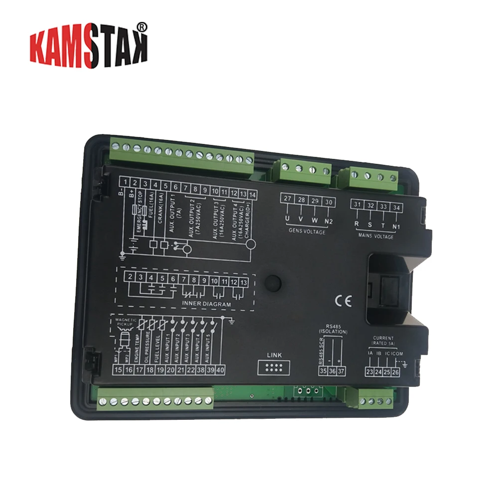 Контроллер генератора питания 6120U LCD дизельный генератор часть автоматический