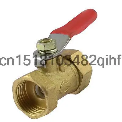 3/" PT Женский Женский Рычаг Темы Ручка Полный Порт Латунный Шаровой Клапан