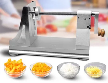 

Free shiping Multifunctional Rotary Shredder Vegetable & Fruit planing machine Potato Radish Cutting grater Core Slaw Machine