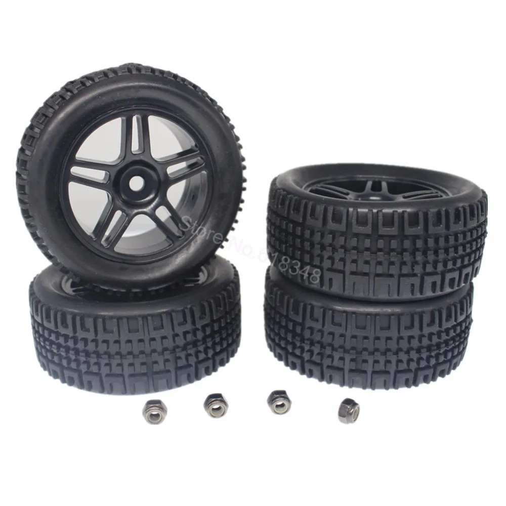 Колеса в форме звезды 4 шт. 76 мм для радиоуправляемых моделей|rally tires|rc rally tires12mm hex hub