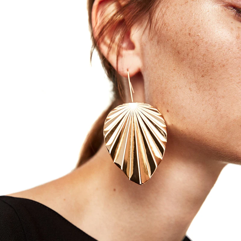 JUJIA-6-colors-Fashion-Design-Metal-Leaf-Drop-Earrings-Jewelry-Hot-Sale-Statement-Vintage-Maxi-Dangle