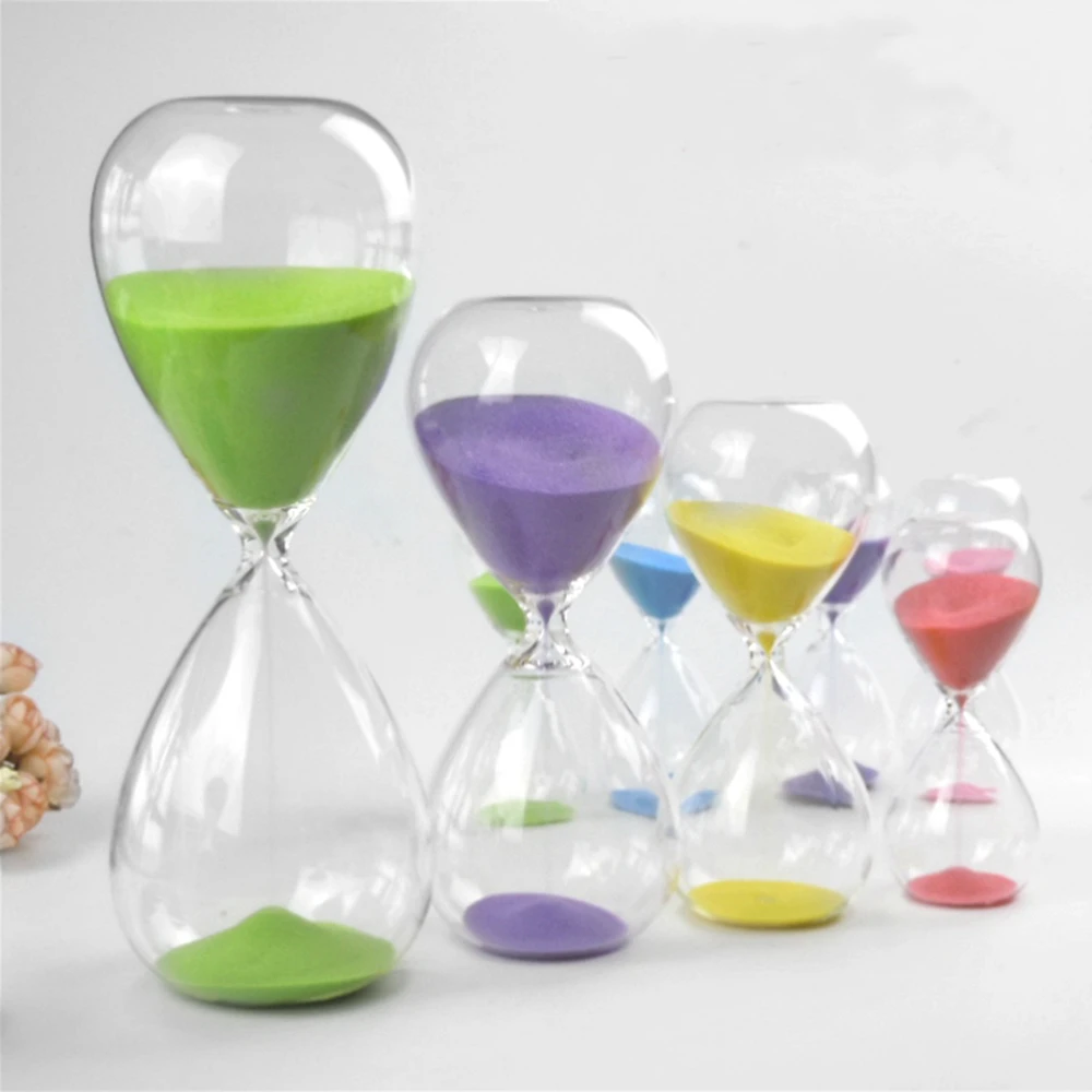 

15 Minutes Transparent Glass Sand Timer Clock Sandglass Hourglass Home Decor Wedding Decoration Accessories Lovely Gifts Crafts