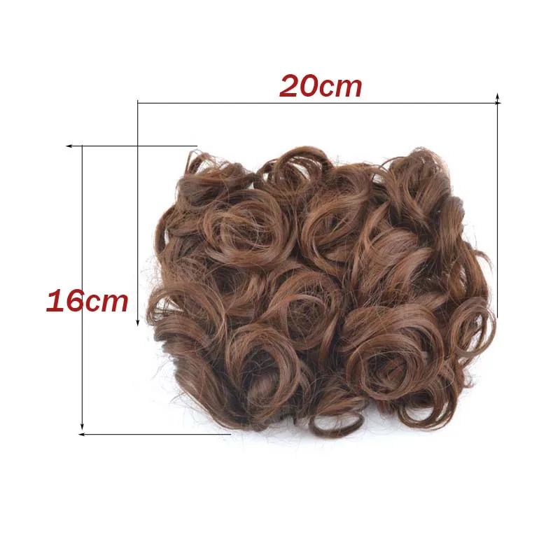 Jeedou Chignon синтетические волосы клип в волосы Updos смесь оттенков серого цвета 100 г натуральные волосы накладной пучок для волос вьющиеся шиньоны