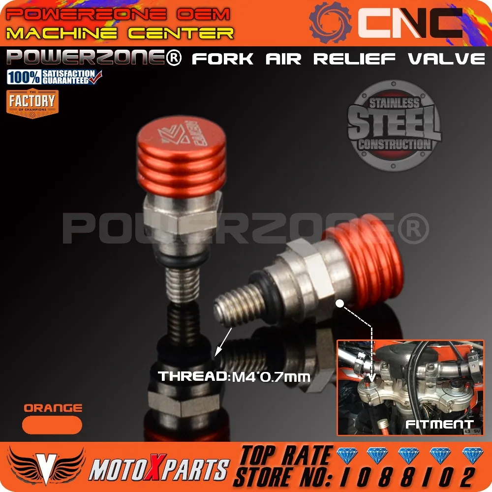 MotoMX M4*0.7mm Fork Bleeder Relief Valve Fork Relief Valve For KTM SX SXF EXC SMR SMCR Supermoto Motard Racing Free Shipping