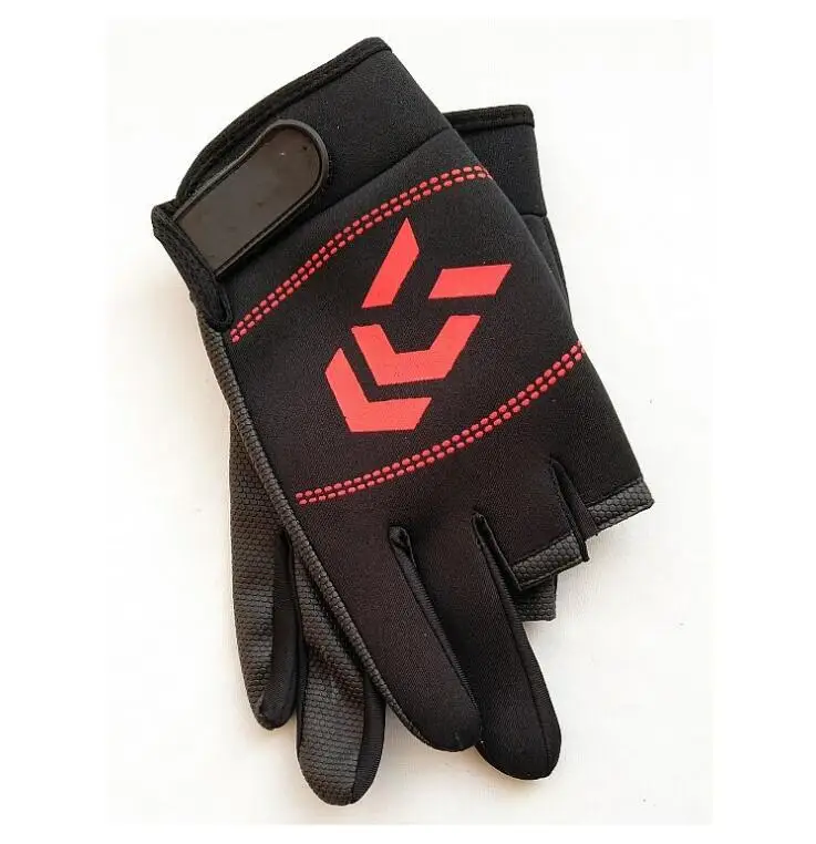 Наружные дышащие перчатки с тремя пальцами для рыбалки высококачественные спортивные перчатки