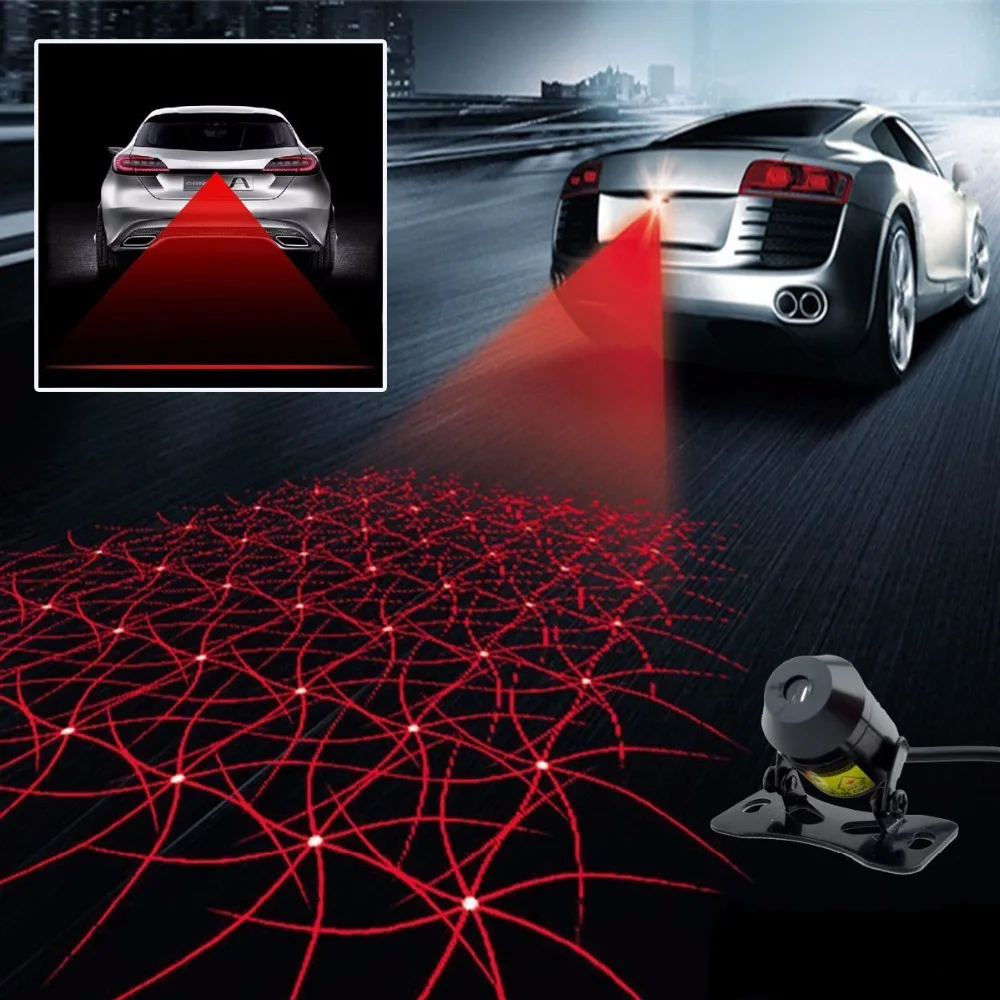 Car Styling Laser Anti Collision Rearend 12v Led Car Fog Car Styling Laser Anti Collision Rearend 12v Led Car Fog