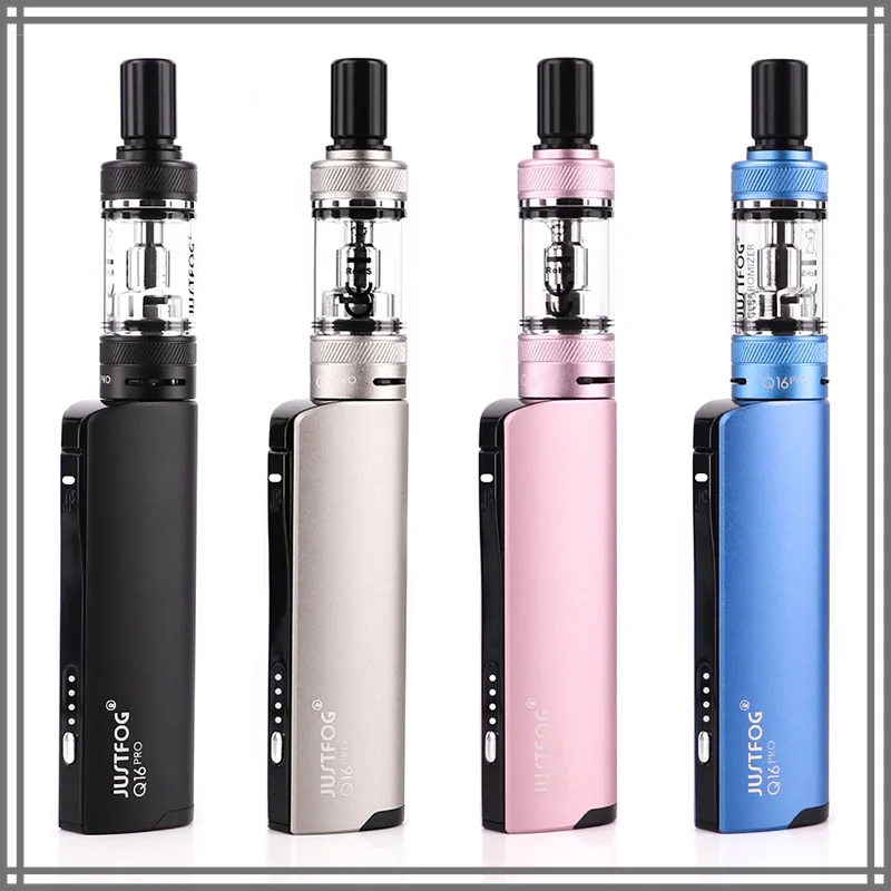 

2019 Newest JustFog Q16 Pro 900mAh Electronic Cigarettes Kit 1.2ohm/1.6ohm Coils 900mah Battery 1.9ml Atomizer vs minifit