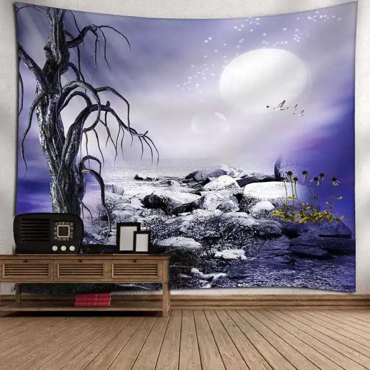 sun moon eyes palm energy tapestry (7)