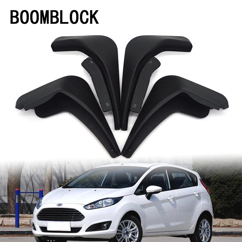 BOOMBLOCK 1 комплект автомобильные передние и задние брызговики для 2009 2010 2011 2012 2013 форд фиеста Mk7 аксессуары брызговик Fender