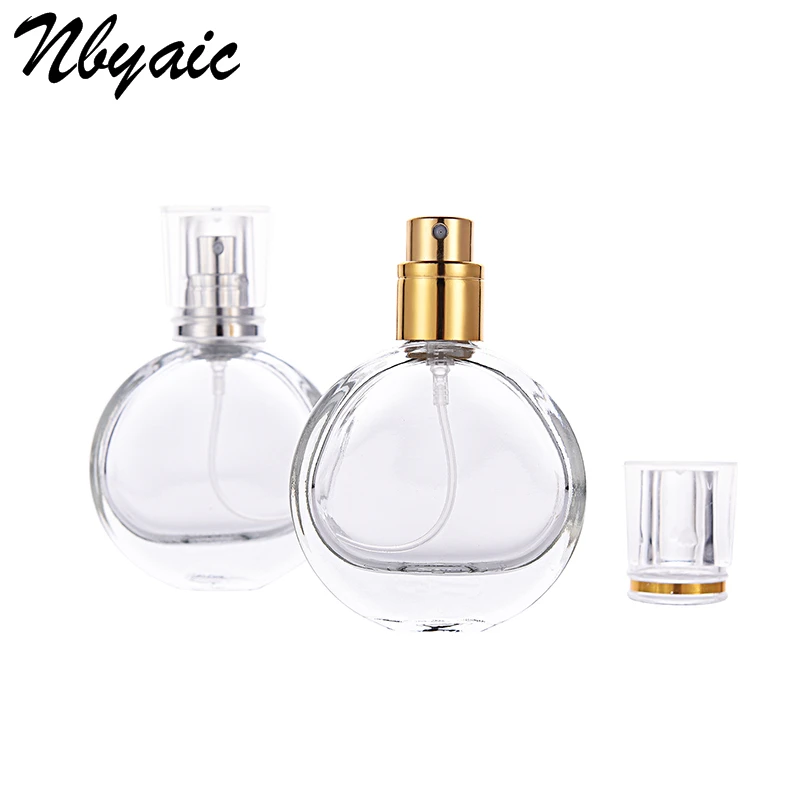 Nbyaic1Pcs25ml хрустальный флакон для духов, мини портативный дорожный флакон для духов, распылитель пустых флаконов, анодированный алюминиевый распылительный насос