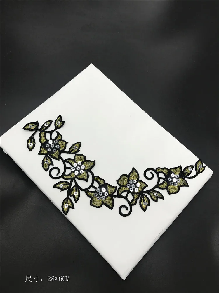 embroidery sequins patches large 4