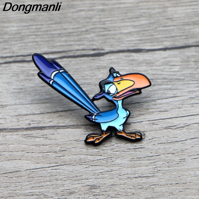 

L3609 The Lion King Hornbill Enamel Pin Brooches Cartoon Creative Metal Brooch Pins Denim Hat Badge Collar Jewelry 1pcs