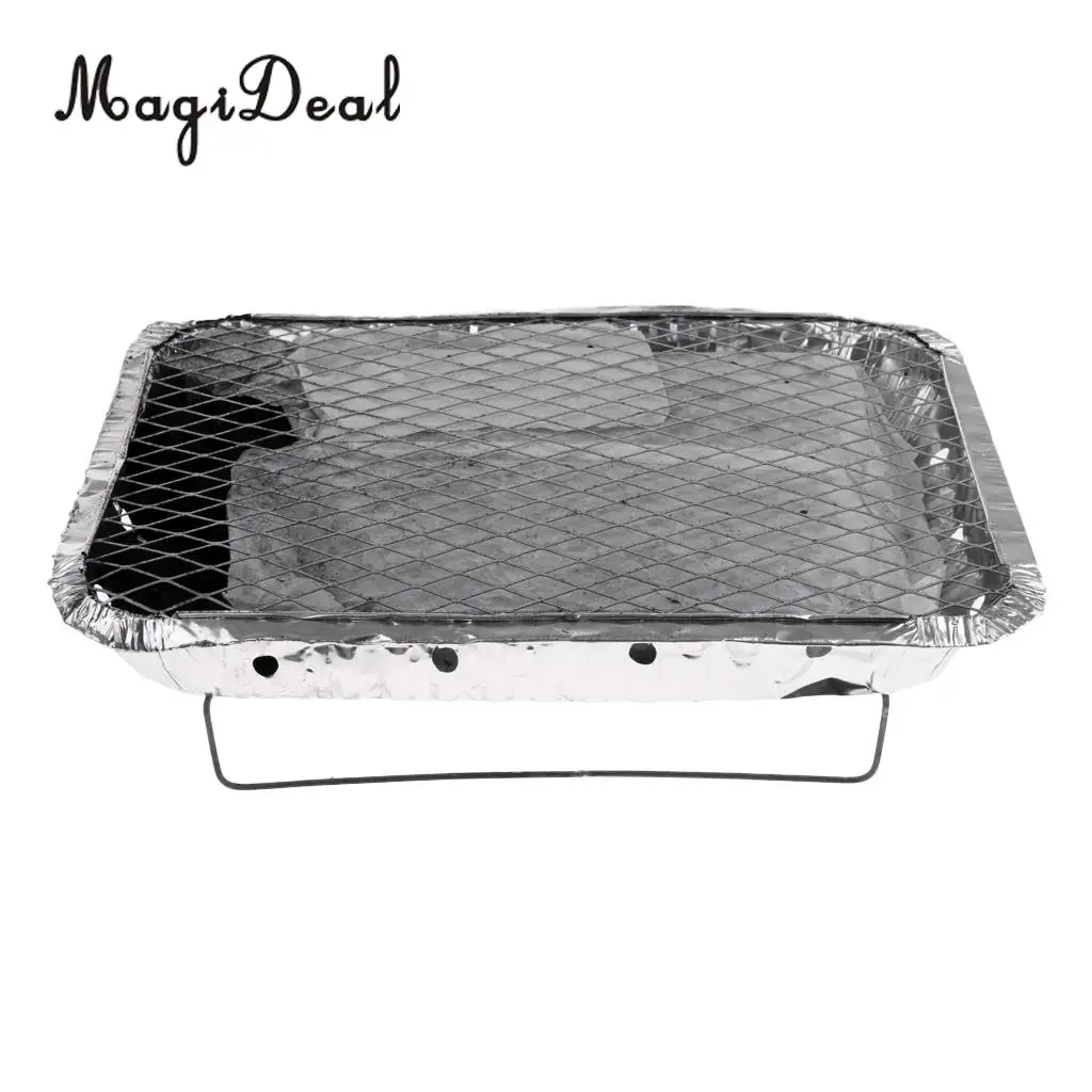 MagiDeal Portable Instant Disposable Barbecue Grill Charcoal BBQ for