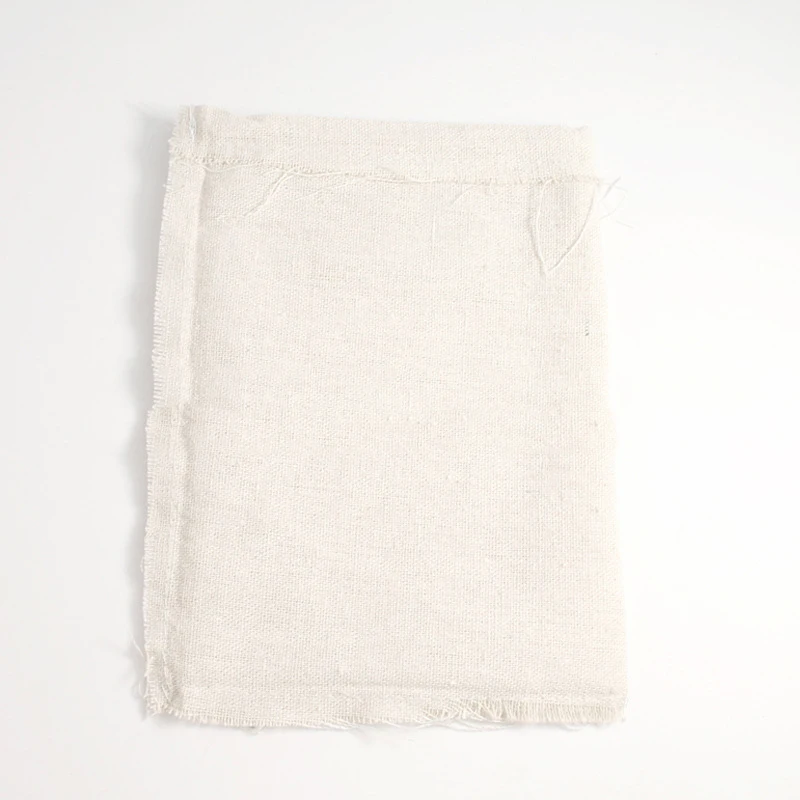 

Small Linen Bags Pouch Drawstring Burlap Jute Sack Jewelry Millet Holder Case Gift 12*15cm Storage 20/50pcs White