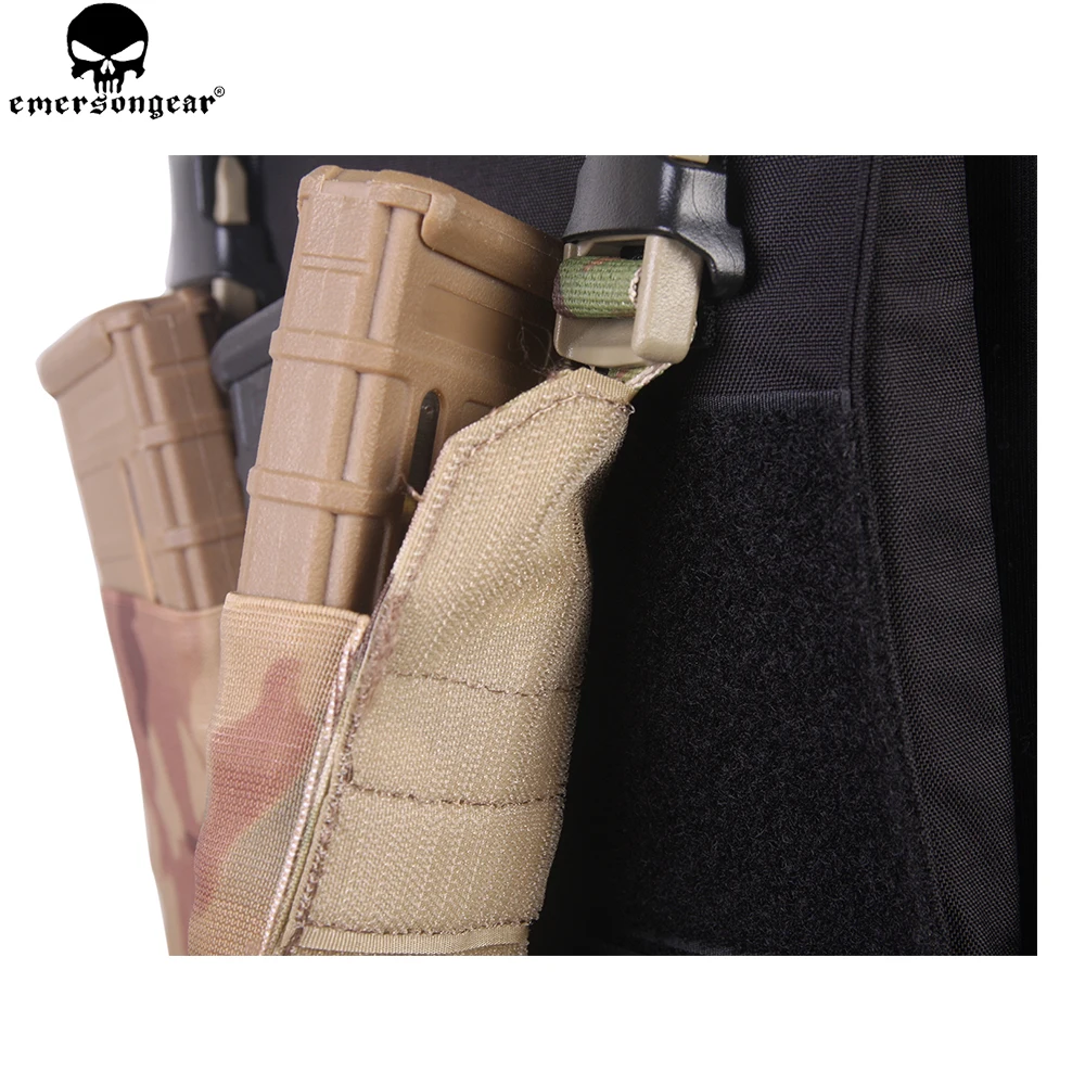 EMERSONGEAR резиновый стиль тройная M4 Mag панель сумка для журнала APC жилет Multicam WG EM6408|m4