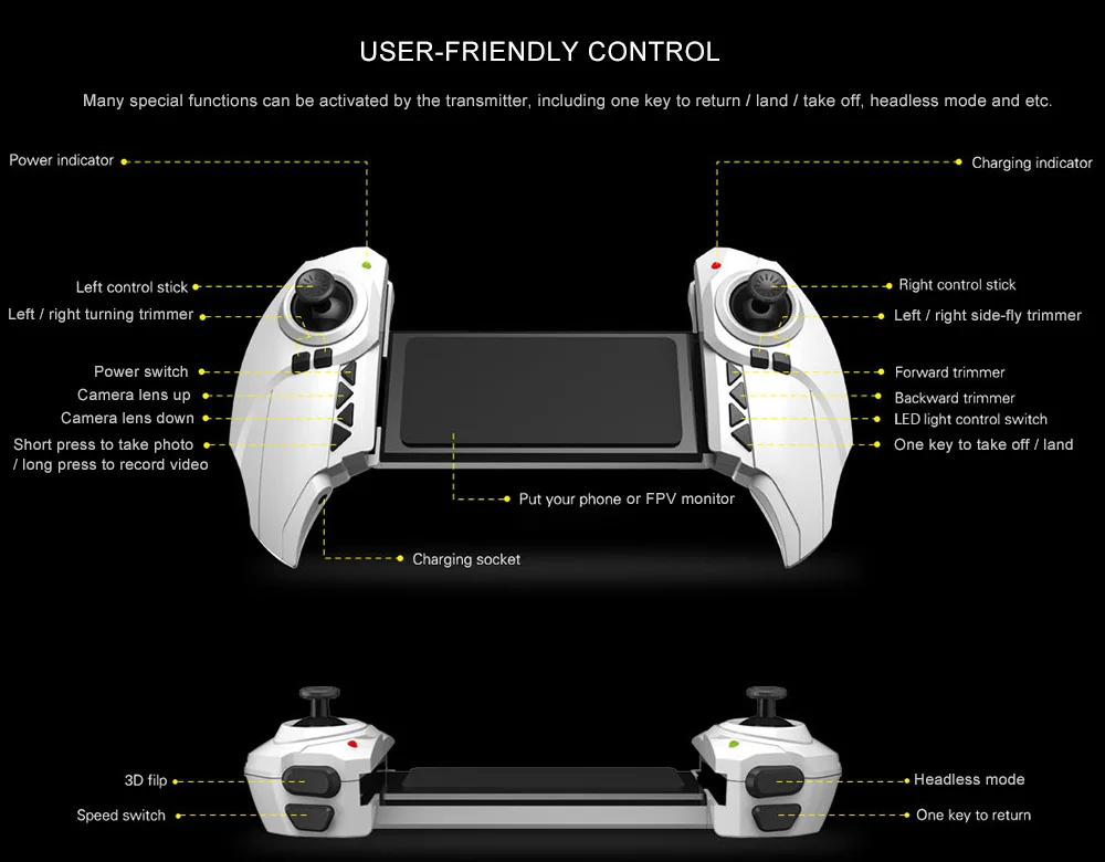 6.KAIDENG PANTONMA K80 2.4GHz 4CH 6 Axis Gyro Brushed Drone