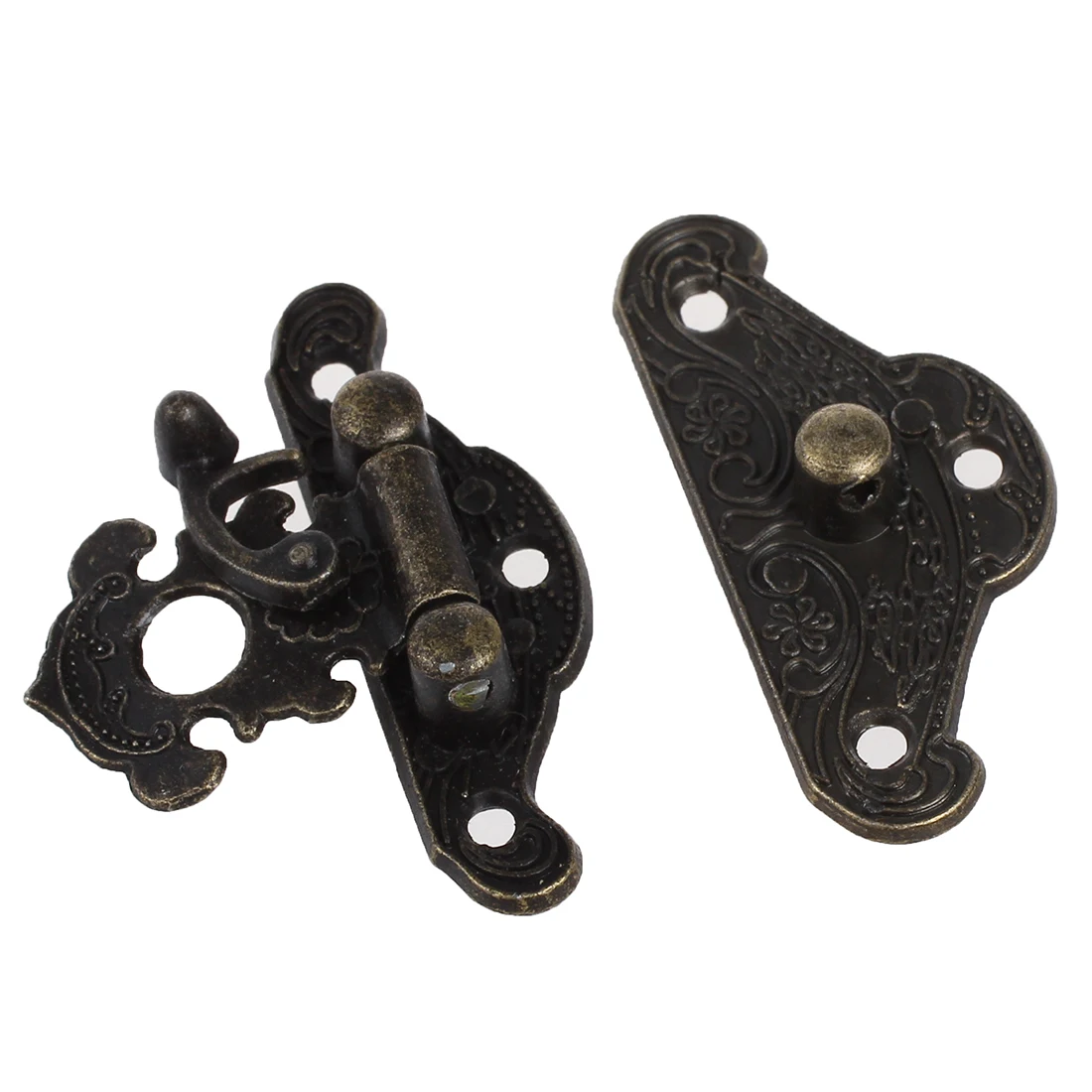 Top quality 4 x old antique wooden box lock latch set bronze 1.5 &quotlength | Обустройство дома