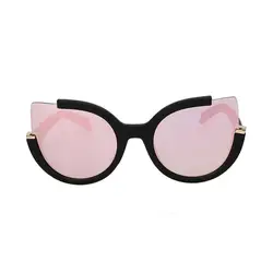 Fashion Cat Eyes солнцезащитные очки Винтаж Стиль очки ПК кадров Смола объектива UV400 Летние путешествия солнцезащитные очки для Женская обувь