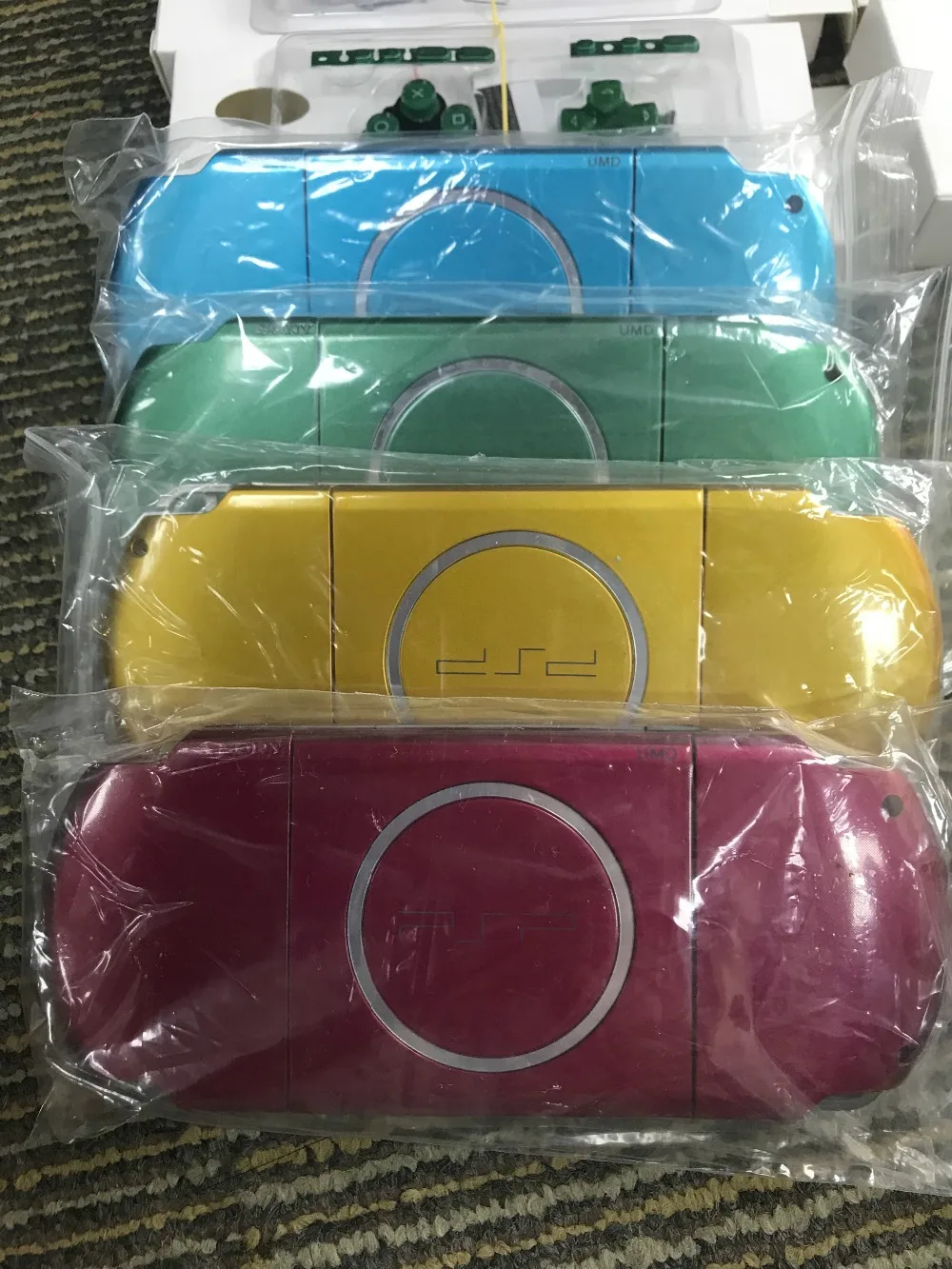 

Colorful Full Housing Shell Faceplate Case Repair Replacement for Sony PSP 3000 Console Shell with Buttons