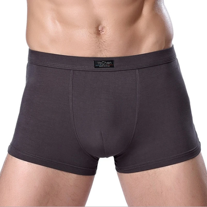 Merk Kleding Heren Ondergoed Boxer Bamboevezel Mannelijke Mannen Korte Man Onderbroek Effen Kleur Stuk|mens underpants|men brandbrand underpants - AliExpress