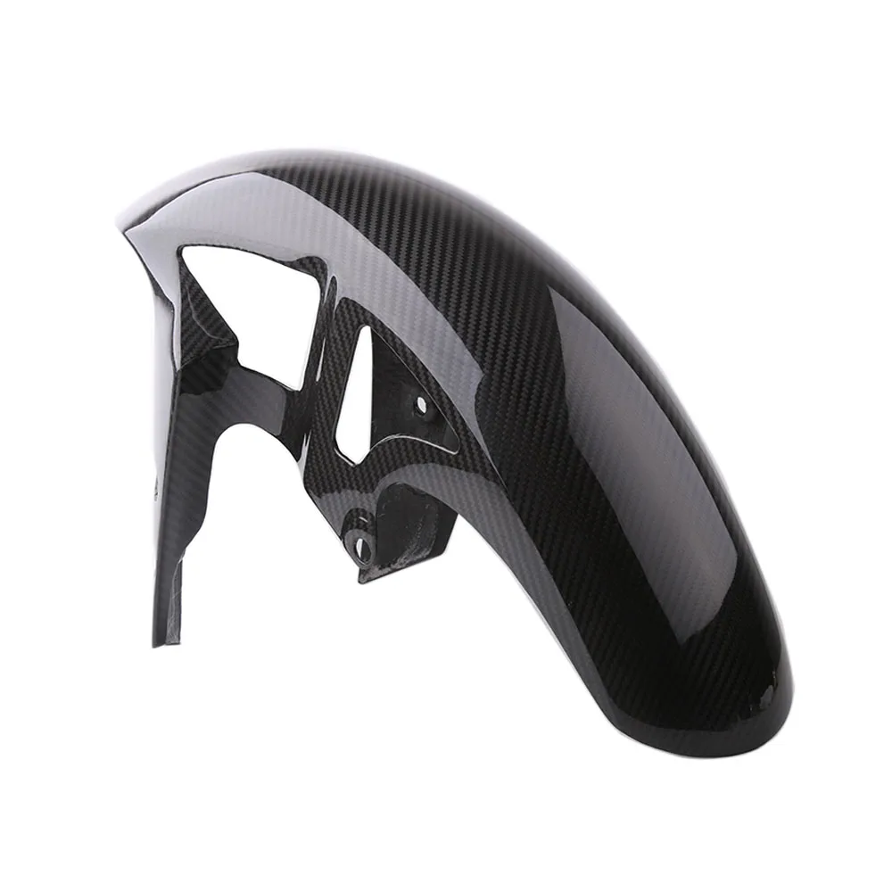 Motorcycle Carbon Fiber Front Fender Splash Mud Guard Dust Mudguards For Yamaha YZF R1 2009-2014 MT10 MT 10 MT-10 2016-2017 (4)
