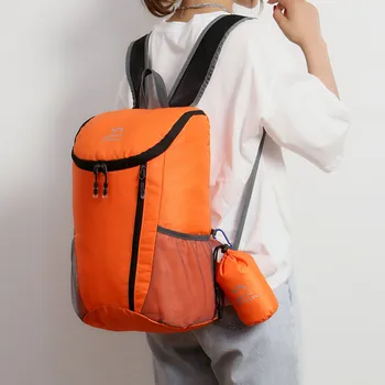 

Women Simple Backpacks New Men And Women Outdoor Mountaineer Bag Fold Backpack Waterproof Shoulder Bag Mochila Masculina