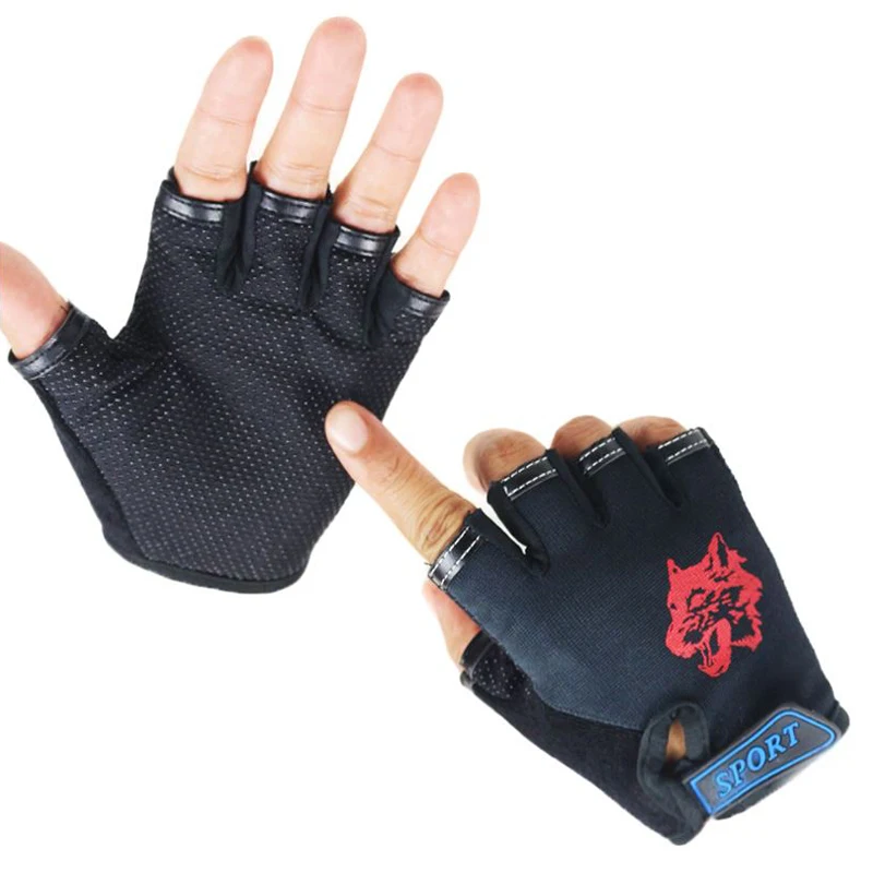 Длинные Хранитель крутая детская перчатки! Перчатки "Волк" для детей 5-13 лет, Нескользящие дышащие спортивные перчатки для мальчиков, перчатки без пальцев для девочек