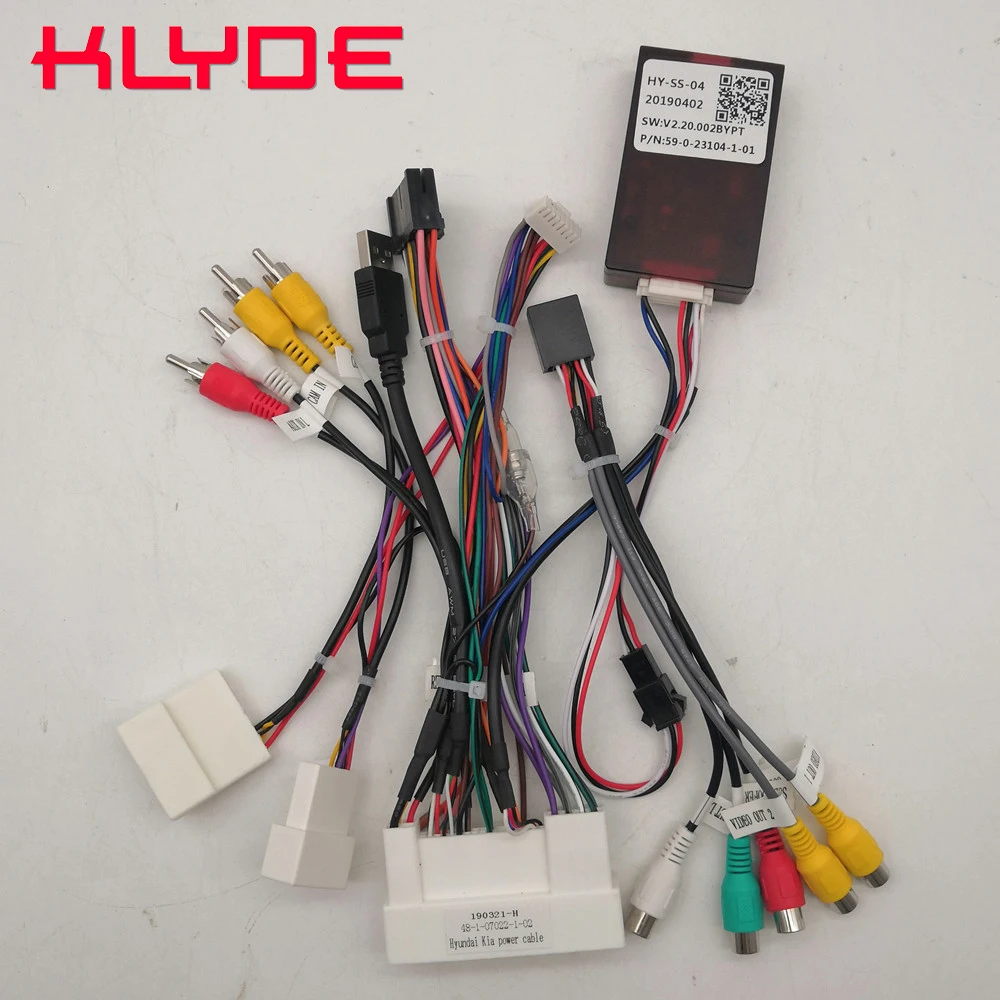

KLYDE Canbus Decoder for KIA Morning Picanto Sorento Rio K3 Sportage K5 Optima/ Hyundai IX35 IX45 Tucson Elantra Santa Fe Sonata