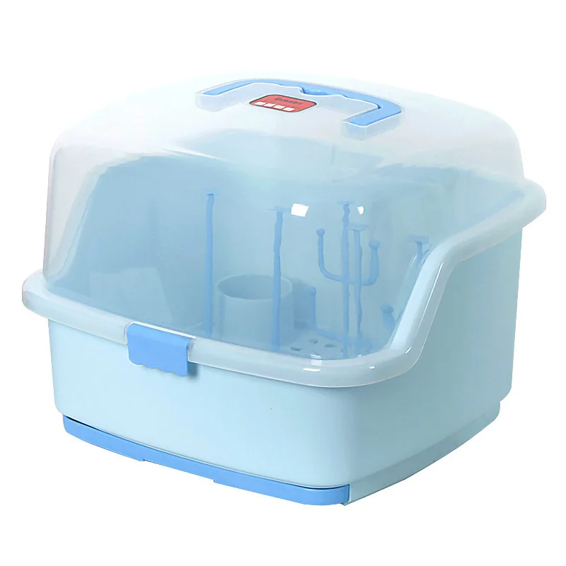 

Toddlers Hand-held Drying Rack Storage Box Boys & Girls Bottle Organizer Dry Racks Newborns Baby Stand Holder Nipple Feeding Cup
