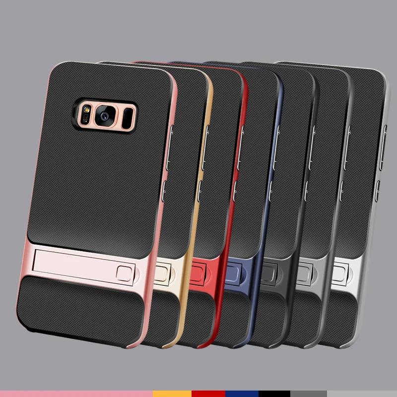 Чехол подставка CAPSSICUM для Samsung S8 чехлы Galaxy Plus силиконовые гибкие тонкие с