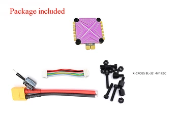 

1PC Flycolor FPV BLHeli32 Bit ESC 40A 4 in 1 3-6S 5V/1.5A BEC Electric Speed Controller Regulator Module for RC Aircraft Racing