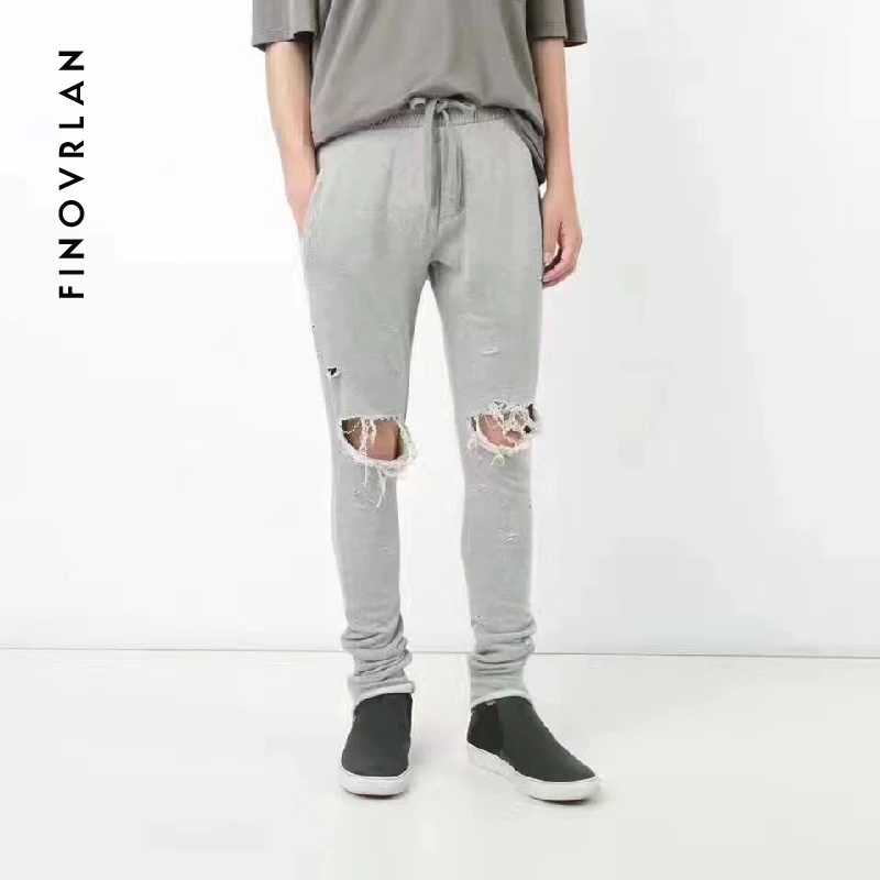 New 2018 Men Slim fit Ankle zipper men Pants Sweatpants Casual Hip Hop