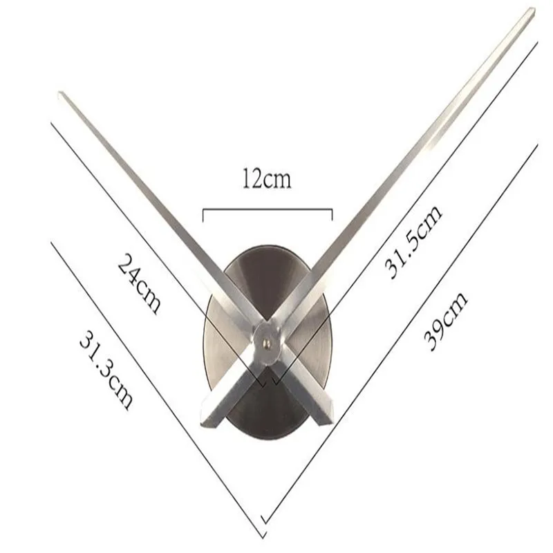 Настенные часы аксессуары DIY часы с кварцевым механизмом металлические часы иглы для 3D настенные часы современный дизайн Relogio De Parede