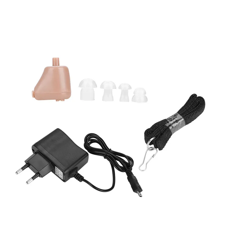 Rechargeable Mini Hearing Aid Sound Enhancement Digital Best Invisible Hear for the Elderly Deaf Adjustable Tone Noise Reduce