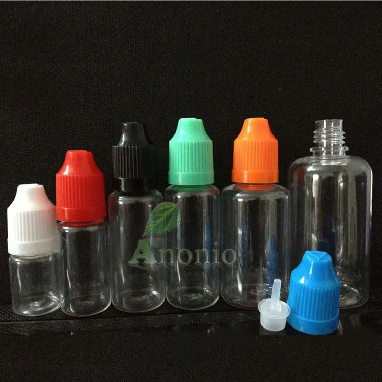 1000pcs 10ml Plastic Dropper Bottles With Childproof Cosmetic Container