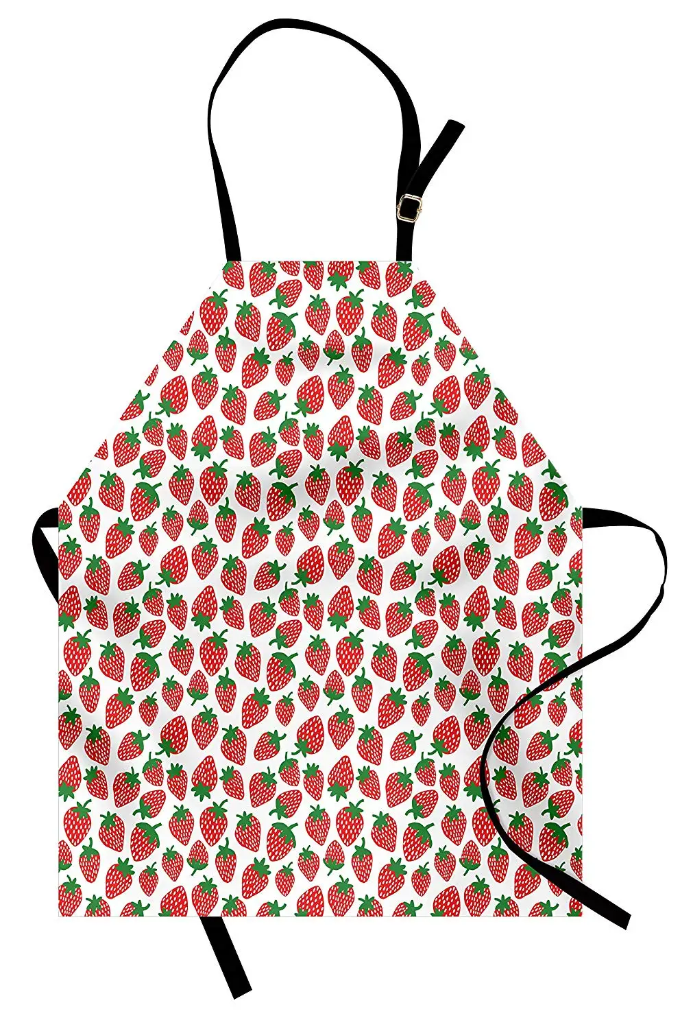 Fruit Apron Hand Drawn Style Strawberries Tropical Juicy Food Natural