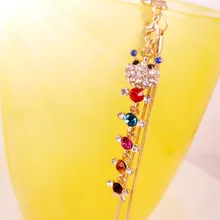 3,5 мм Изысканный милый цвет длинная цепь гусеница Пылезащитная заглушка для телефона Наушники Пыль Ppug